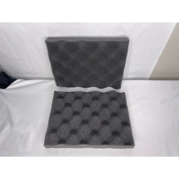 5 Sets - Convoluted Foam 6x6x2" - Charcoal, 2-Piece Interlocking - Picture 4 of 5